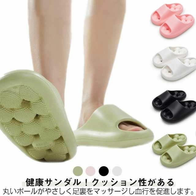 水がたまらない レディース 厚底 洗える 水切れサンダル 穴あき 速乾 おしゃれ シャ ビーチサンダル 足ツボ 洗濯 スリッパ 厚底