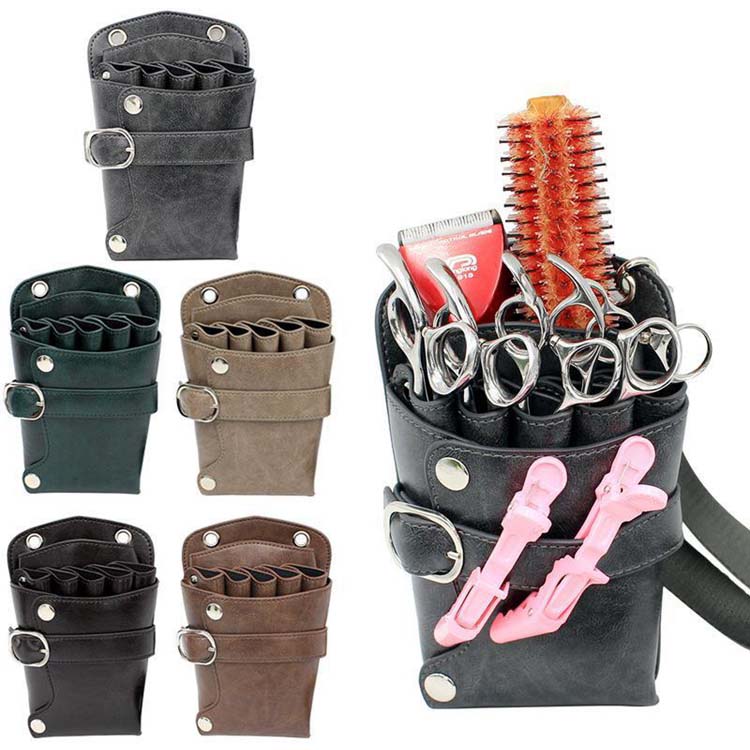 花屋 PUレザー 収納 美容師 ウエストポーチ ハサミ フラワーショップ 腰掛け 理髪師 タ トリマー 理容..