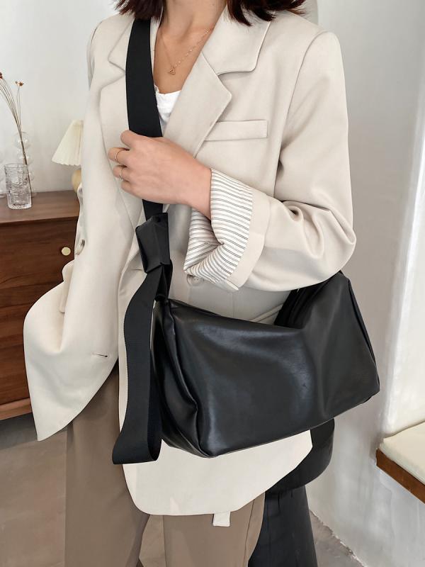 乐天商城 - 斜めがけ 肩がけ 大容量 ビジネス レディース かばん 黒 白 横型 通 ショルダーバッグ 無地 茶色 A4 シンプル バック 青 カバン