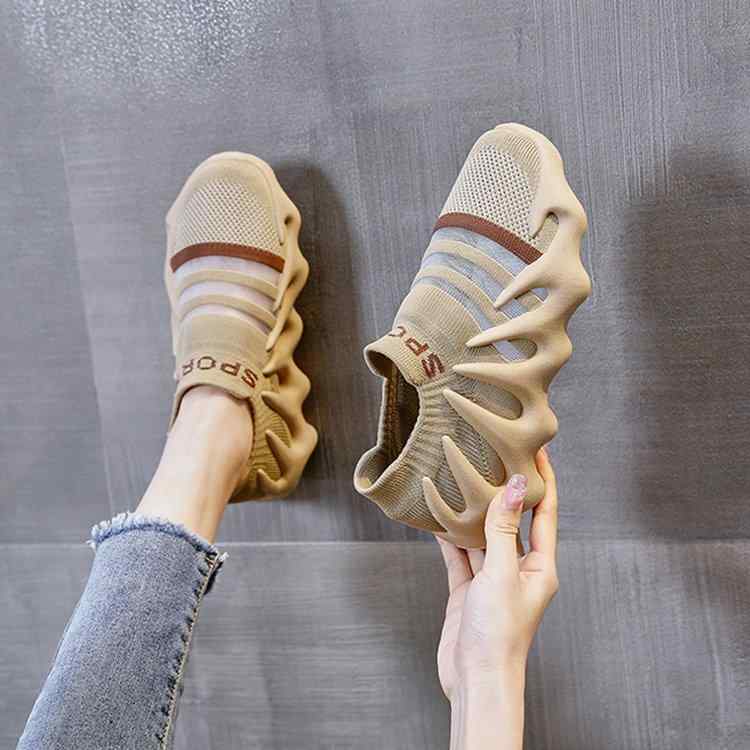 ヨガ ジム 柔らかい 女性 フィットネス 屋内 シューズ 室内 ニット ソックス 軽量 黒 スニーカー 靴 白 レディース 紐なし 運動