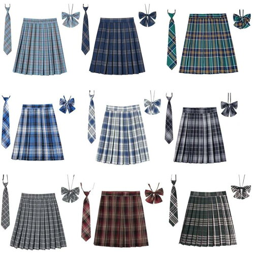 WILLS プリーツスカート ミニスカート チェック柄プリーツスカート ボトムス 学生服コスチュ 15色 フレア 送料無料 スクール制服