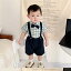 半袖 誕生日会 フォーマルスーツ セットアップ キッズ ベビースーツ 結婚式 子供服 キッズスーツ 男の..