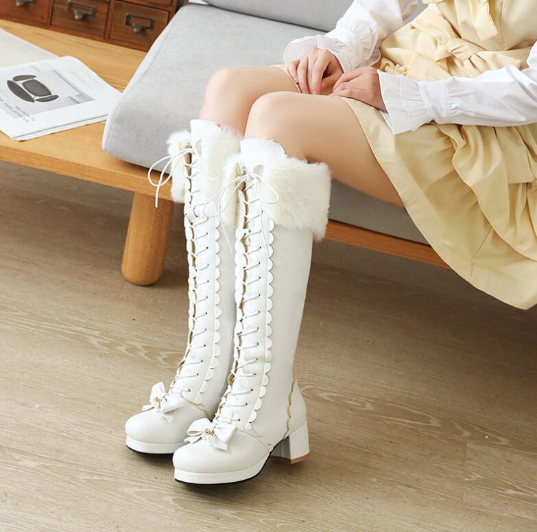 ミドルヒール 厚底