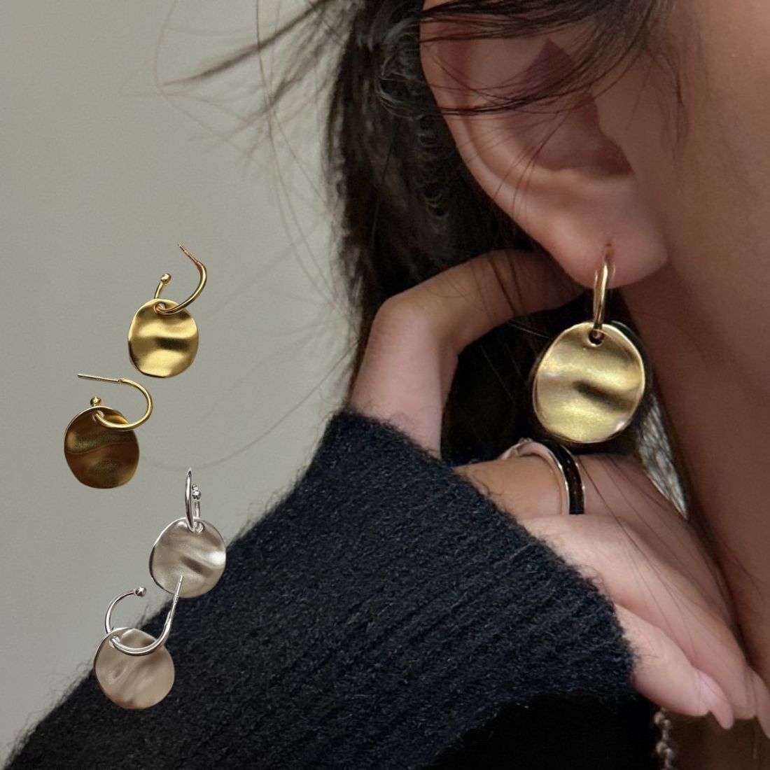 結婚式 おしゃれ シンプルなのに華やかなプレーンピアス 小ぶり セレモニー トレンド カ オフィス 両耳用 こなれ感 アクセサリー