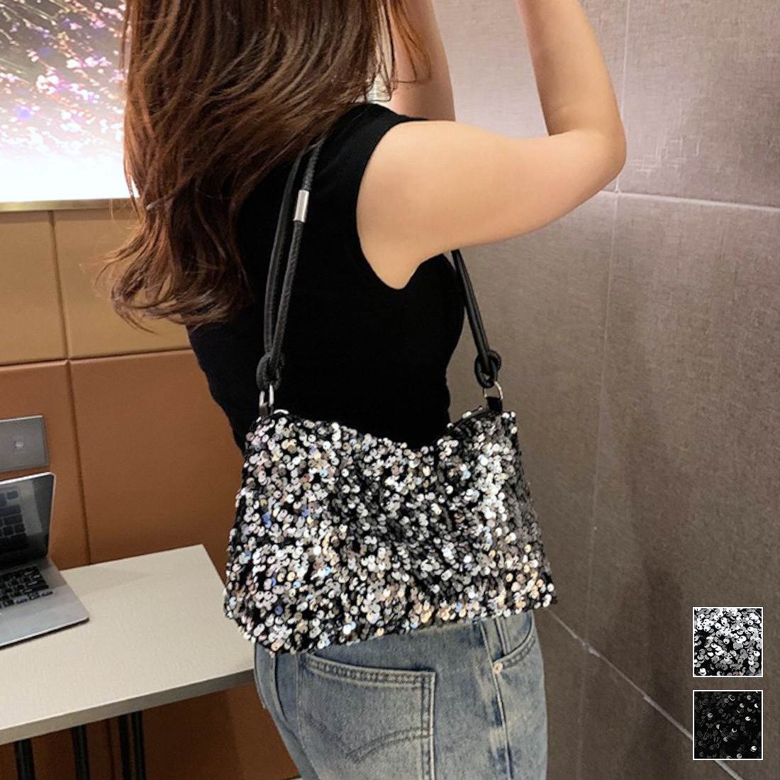 輝き バッグ パ アクセサリー感覚でデイリーに活躍するショルダーバッグ ハンドバッグ 小ぶり 華やか ファッション雑貨 お出かけ