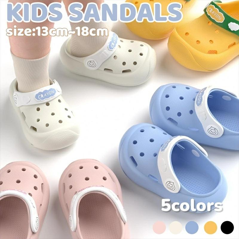 キッズ 穴付き 子供 通気 男の子 スリッパ ビーチサンダル サンダル クロッグサンダル キッズ ベビー 女の子 スリッパ かわいい