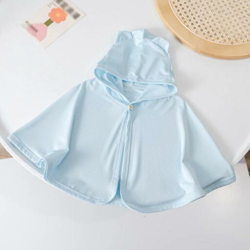 ベビー服 新生児 日やけ対策 ポンチョ ベビーマント ベビーケーブ98% 冷房対策 UVカット フード付き ひんやり パーカー ベビー服 新生児 日やけ対策 ポンチョ ベビーマント ベビーケーブ98% 冷房対策 UVカット フード付き ひんやり パーカー