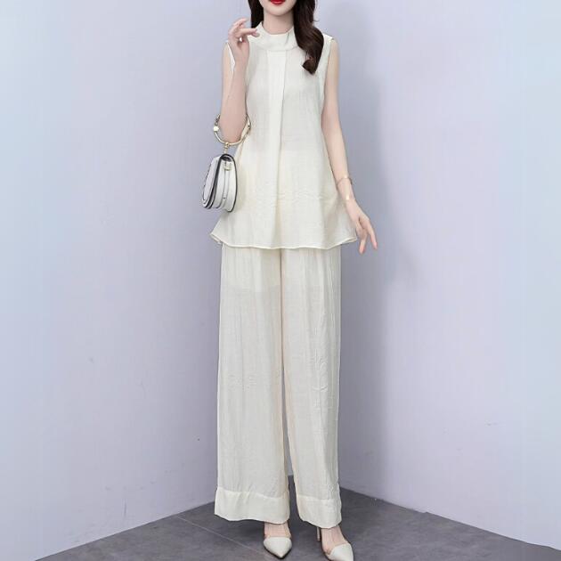 乐天商城 - 50代 セレブ風 高見え 夏 清楚 大きいサイズ 40代 エレガント 5 30代 S〜3XL ファッション レディースファッション セットアップ