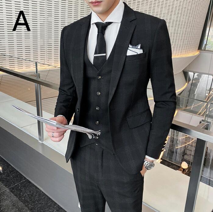 男性用 ス 3点セット メンズスーツ 秋冬 格好いい セレモニースーツ 結婚式 フォーマル 通勤 紳士服 パーティー スーツ ビジネス