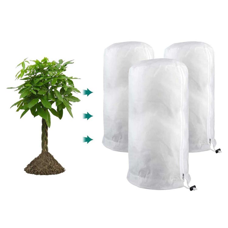 植物保護カバー 室内室外 カバー 植物 冬用防寒対策 ファスナー 防風 植物保温ネッ...