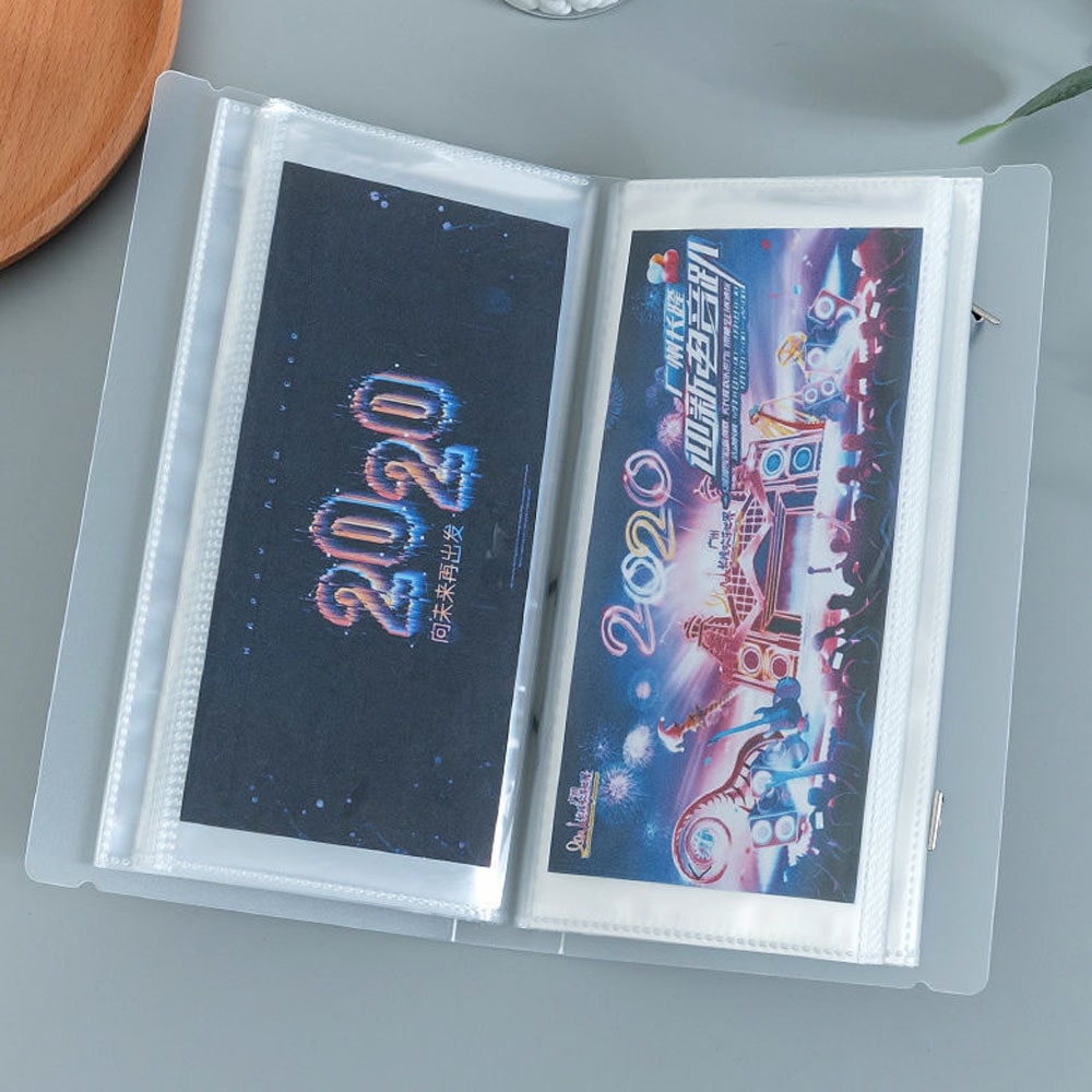 チケット収納 ホルダー チケットホルダー チケット 保管 30穴 チケット ファイル 収納 リフィル ライブ コンサート 領収書 保管