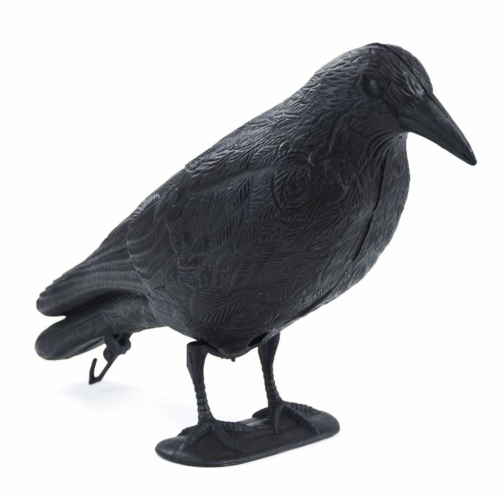 カラスよけ リアル ダミー カラス 置物 鳥よけ 鳩よけ スズメ 撃退 グッズ ベラン...