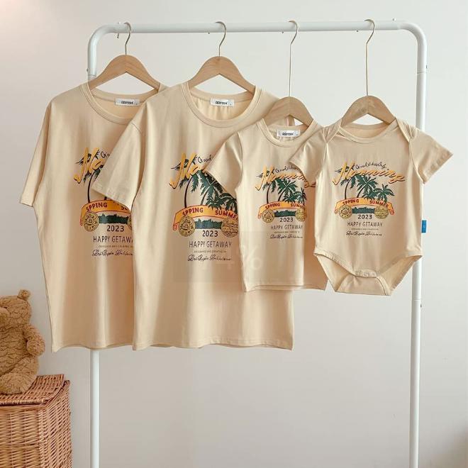 親子ペアルック tシャツ 親子 夏服 トップス コーデ 夏 半袖 親子 T-shirt 家族 お...