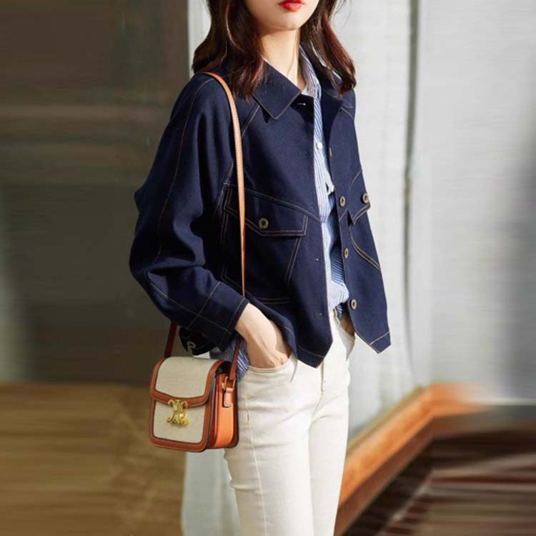 20代 長袖 大きいサイズ おしゃれ デニムジャケット ジャケット カジュアル ゆったり Gジャン 春 大きめ ショート丈 レディース