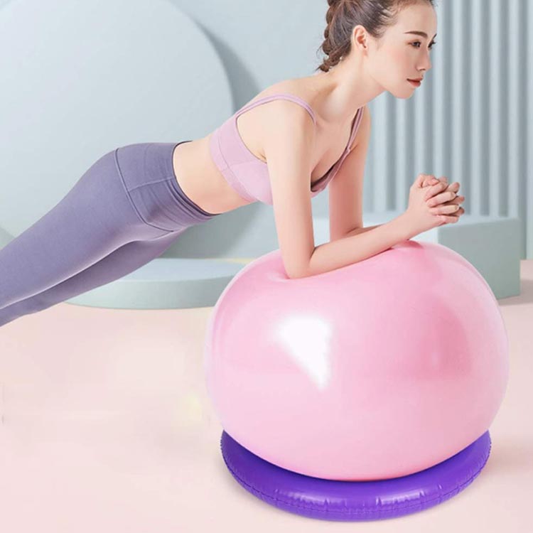 サンウェーブの固定用リング サポート 43cm バランスボール固定 固定 ヨガボール ダイエット器具 滑り止め リング フィ リング 台座リング 自宅｜アングル2