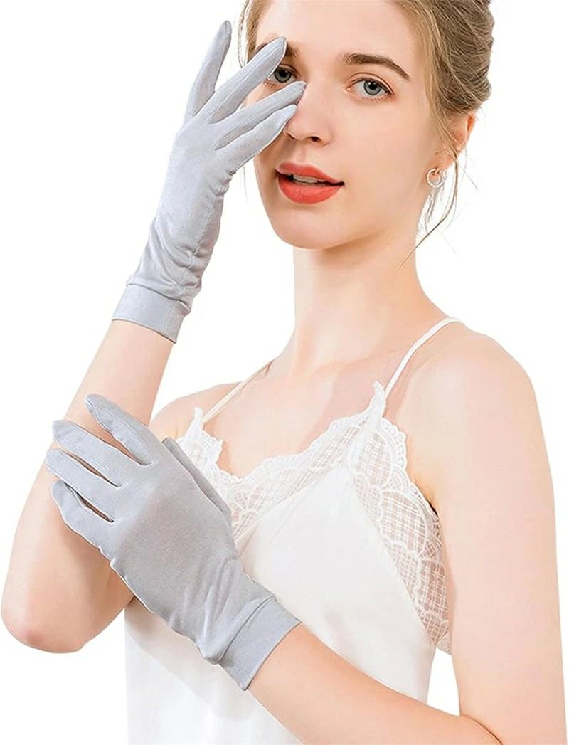 薄手 レディース 夏 ナイト手袋 通気 保湿 手袋 日焼け止め 日 紫外線対策 uvカット 手袋 ハンドケアア..