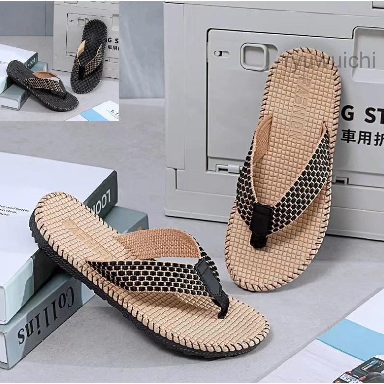 ビーチ メンズ ビーチサンダル アウトドア 軽 履きやすい トングサンダル 麻風 キャンプ メンズファッション おしゃれ プリント