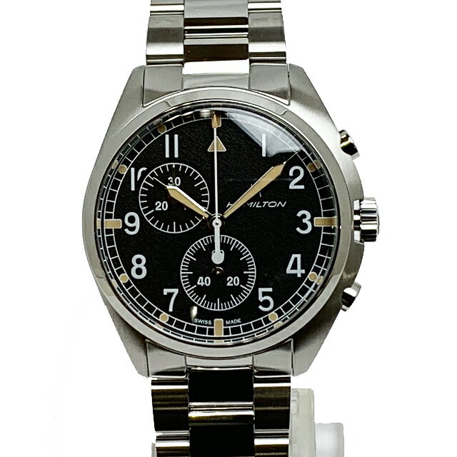 【ハミルトン】HAMILTON メンズ 腕時計 クォーツ カーキクロノH76522131 アビエーション【新品】
