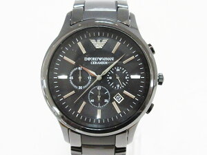 エンポリオアルマーニ（EMPORIO ARMANI）腕時計 メンズ クォーツ クロノグラフ セラミカ AR1451【新品】