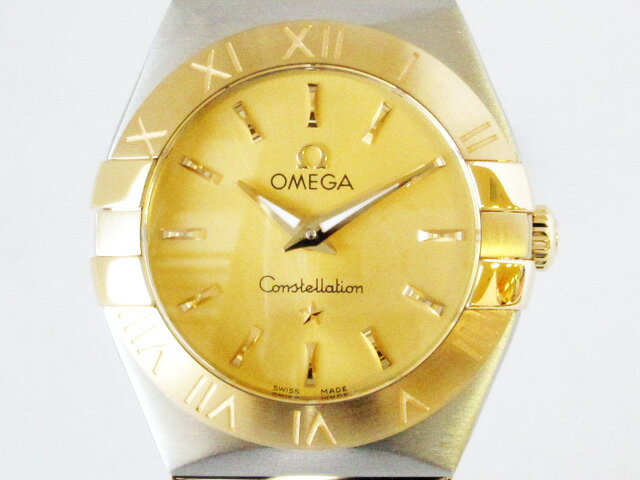 【OMEGA】オメガ 腕時計 コンステレーション123.20.24.60.08.001 シルバー シャンパンゴールド コンビベルト 腕時計 レディース クォーツ 12320246008001【新品】