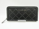 マイケル・コース (MICHAEL KORS) ラウンドファスナー長財布 ★ 32F5TM1E2L ブラック 黒【新品】