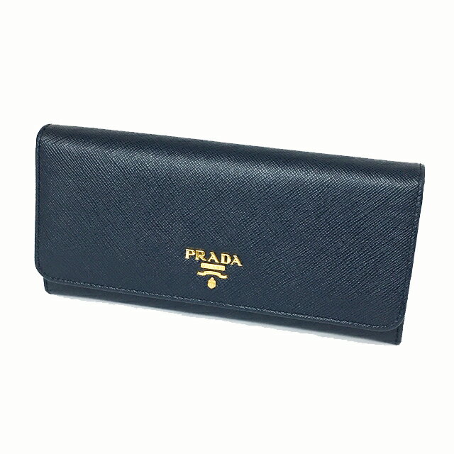 【超美品】プラダ PRADA 長財布 サフィアーノレザー ロゴ金具 ネイビー 楽天市場】プラダ 長財布 ネイビーの通販
