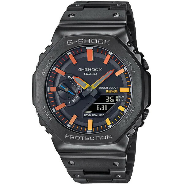 G-SHOCK カシオ フルメタル アナデジ モバイルリンク 腕時計 メンズ タフソーラー GM-B2100BPC-1AJF レインボーカラーマスターピースデザイン【新品】