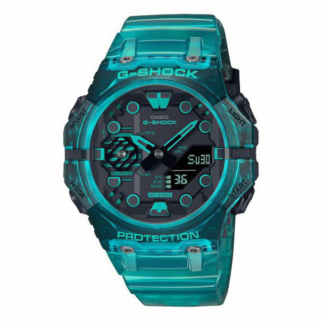 【G-SHOCK】CASIO 腕時計 G-ショック ブルースケルトン グラデーション モバイルリンク カーボンコアガード アナデジ メンズ クオーツ GA-B001G-2AJF【新品】