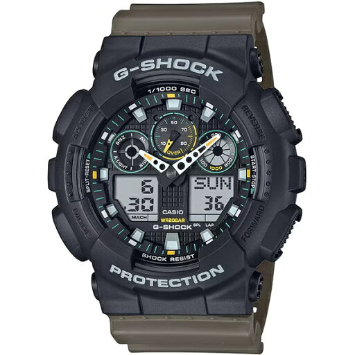 G-SHOCK カシオ 腕時計 ビッグケース アナデジ クオーツ Two tone utility colors GA-100TU-1A3JF【新品】 G-SHOCK カシオ 腕時計 ビッグケース アナデジ クオーツ Two tone utility colors GA-100TU-1A3JF【新品】