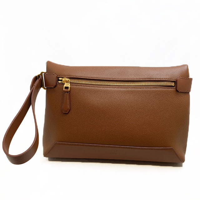 ワケあり品【新品】ダンヒル dunhill クラッチバッグ セカンドバッグ 1893 ハーネス メンズ 23R3103GN251 ブラウン