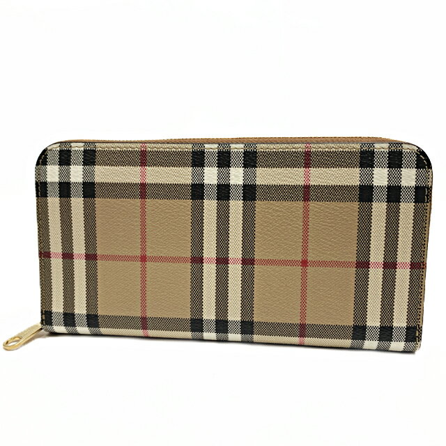 バーバリー (BURBERRY) メンズ レディース ラウンドファスナー 長財布 8094438 【新品】
