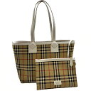 バーバリー BURBERRY バッグ トートバッグ ポーチ付き 807...(4)