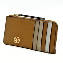 トリーバーチ TORY BURCH レディース カードケース コインケース ROBINSON PEBBLED TOP ZIP DARD CASE 146012 ...