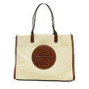 トリーバーチ TORY BURCH バッグ キャンバス トートバッグ レディース ELLA CANVAS TOYTE ★87355 0222 928 NATUR...