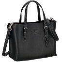 コーチ COACH アウトレット ハンドバッグ ショルダーバッグ CV966 SV/BK SV/BLACK【新品】