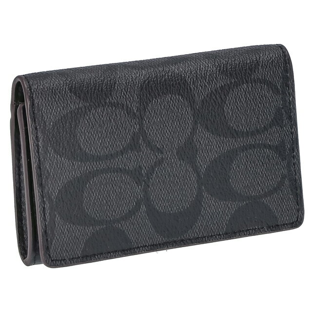 コーチ COACH アウトレット カードケース 名刺入れ 91633 QBLWO QB/BLACK/BLACK【新品】