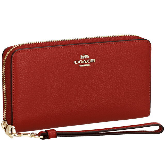 【新品】コーチ COACH アウトレット レディース ラウンドファスナー 長財布 C4451 IMUP7 IM/BOLD RED(4)