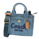コーチ COACH ミニトートバッグ ショルダーバッグ CZ100 B4/IN B4/INDIGO デニム【新品】