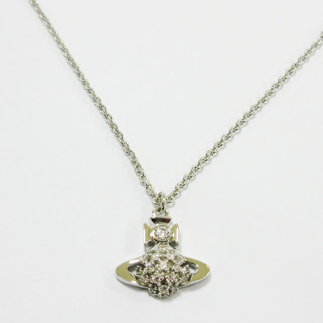 【特別価格】【ヴィヴィアンウエストウッド】Vivienne Westwood ネックレス DONNA BR BAS RELIEF PENDANT PLATINUM シルバー ★ 63020347 02P102【新品】