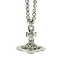 ヴィヴィアンウエストウッド ネックレス（レディース） 【ヴィヴィアンウエストウッド】Vivienne Westwood ネックレス アクセサリー PETITE ORB プチオーブ ペンダント シルバー 63020098/02P019【新品】