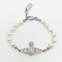 ヴィヴィアンウエストウッド ブレスレット Vivienne Westwood ミニバスレリーフ パール ブレスレット シルバー ホワイト 61030001/02...