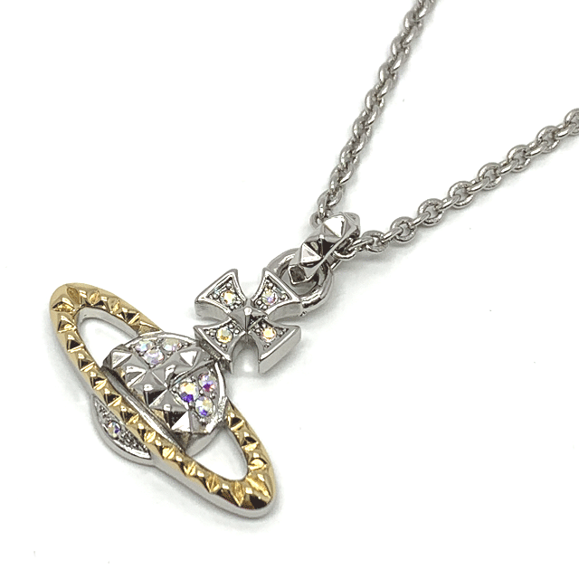 Rakuten - ヴィヴィアンウエストウッド ネックレス Vivienne Westwood メイフェアバスレリーフ ペンダント シルバー ゴールド 630203EG 02W204【新品】