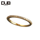 【特別価格】DUB Collection ダブコレクション アクセサリー ピンキーリング 1号5号ハーフエタニティ ゴールド DUBj-311-2【新品】