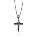 【特別価格】DUB collection ダブコレクション アクセサリー シャインクラウン クロス ネックレス DUBj-282-1(BK)【新品】