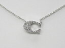 【コーチ】【COACH 箱付き】 COACH ネックレス ペンダント シルバー PAVE SIGNATURE NECKLACE SILVER ★91433 /SLV/N【新品】