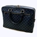 ルイヴィトン Louis Vuitton ポルトドキュマン コバルトブリーフショルダー N41347ネイビー【中古】(4)