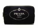 プラダ (PRADA) ポーチ 1NA693　20L　F0N12 CANAPA LOGO NERO/TALCO【新品】