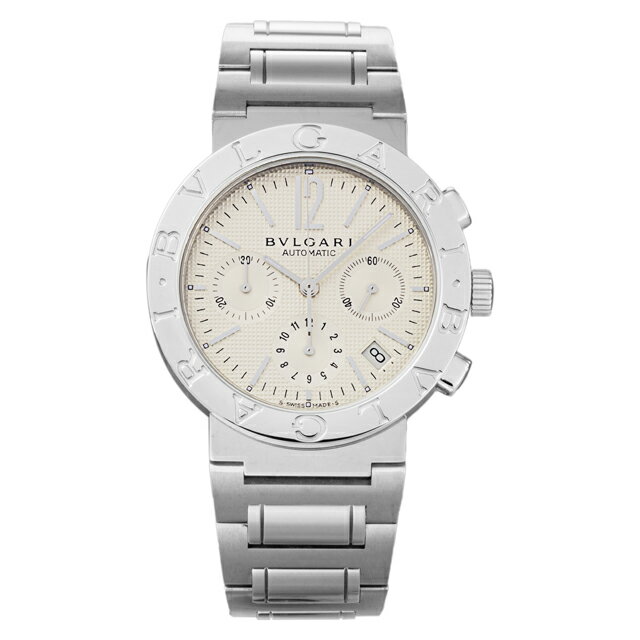 ブルガリ（BVLGARI） ブルガリブルガリクロノ 腕時計 メンズBB38WSSDCH 自動巻き ホワイト 38mm 