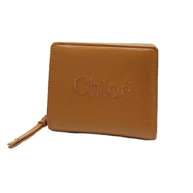 クロエ Chloe レディース 二つ折り財布 CHLOE SENSE COMPACT WALLET CHC23SP867 I10 247 Caramel【新品】