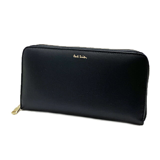 ポールスミス Paul Smith メンズ ラウンドファスナー 長財布 M1A 4778X BMULTI 79 BLACK【新品】